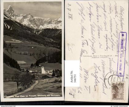 346751,Filzmoos Totale m. Dachstein Bergkulisse Postablage Filzmoos Eben im Pongau