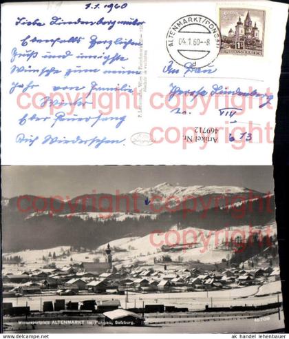 469712,Altenmarkt im Pongau Totale Bergkulisse Winterbild