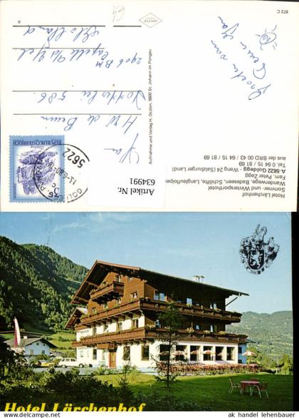 634991,Goldegg Hotel Lärchenhof