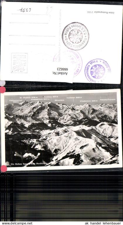 666623,Foto Ak Hohen Tauern v. Hochkönig Mühlbach am Hochkönig