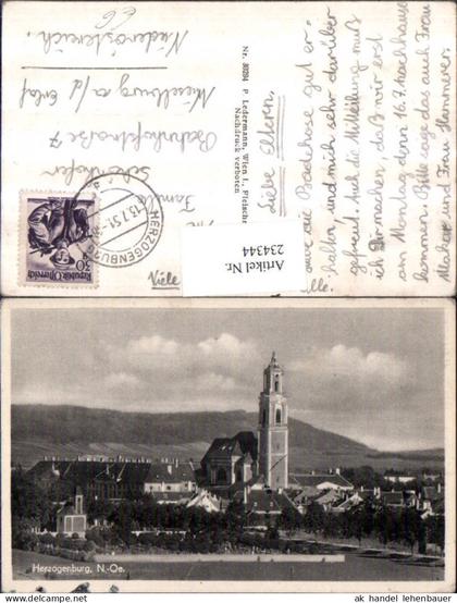 234344,Herzogenburg Teilansicht Kirche