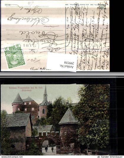 299550,Sankt Veit an der Glan Schloss Frauenstein Motiv Türme