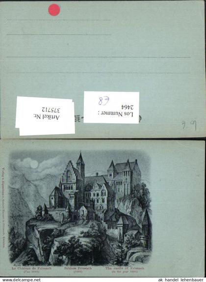 375712,Künstler Mond Litho Schloss Friesach Castle of Friesach