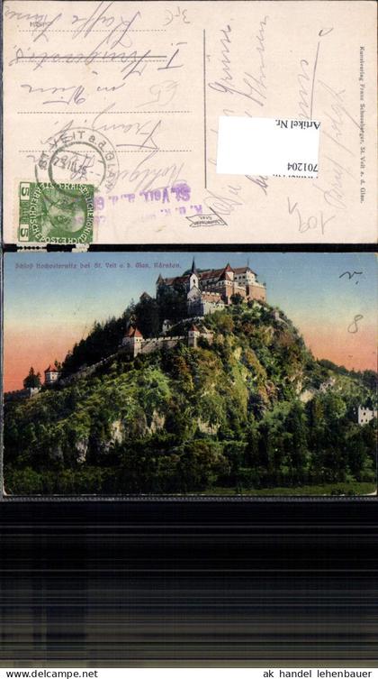 701204 Schloss Hochosterwitz bei St. Veit an der Glan pub Strohschneider