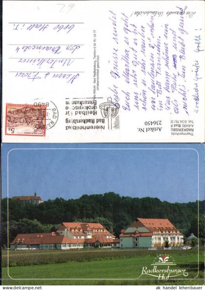 236450,Bad Radkersburg Thermenhotel Radkersburger Hof