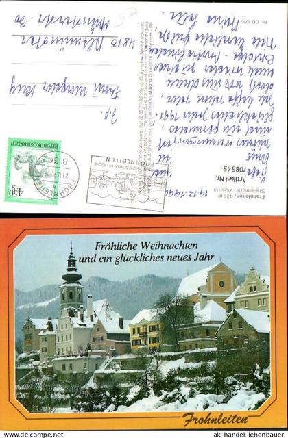 708545 Frohnleiten Winteransicht Weihnachten Neujahr