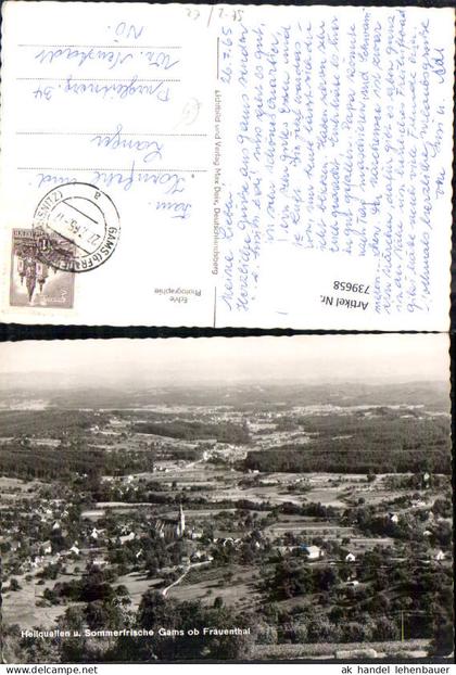 739658 Foto AK Gams ob Frauenthal Bad Gams Totale