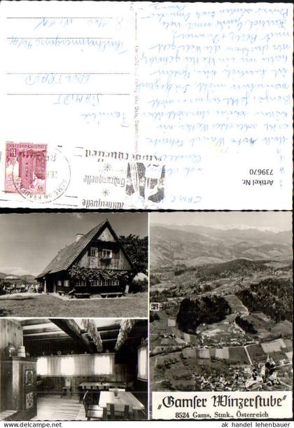 739670 Mehrbild AK Bad Gams Gamser Winzerstube Frauenthal