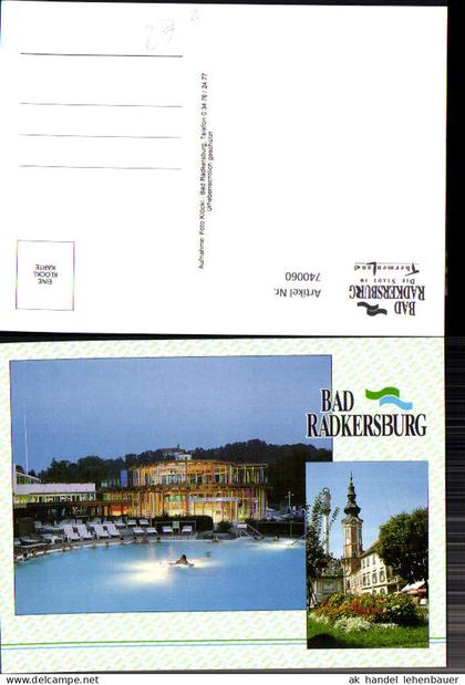 740060 Mehrbild AK Bad Radkersburg Thermalbad Kirche