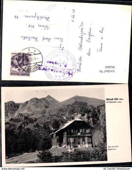 96469,Edelrautehütte mit Bösenstein Detailansicht Trieben