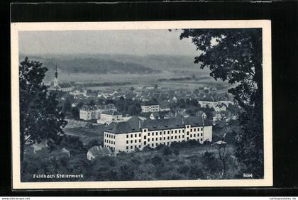 AK Feldbach /Steiermark, Ortsansicht vom Berg aus