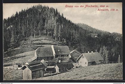 AK Frohnleiten, Hochalm, Gasthaus Almwirth