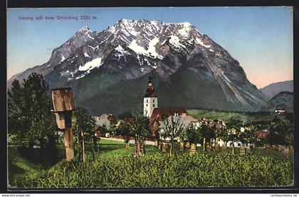 AK Irdning, Ortsansicht mit dem Grimming