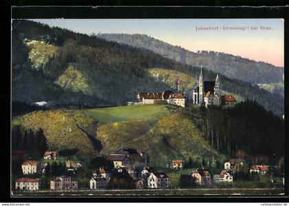 AK Judendorf-Strassengel bei Graz, Ortsansicht gegen die Berge