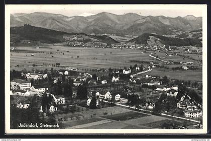 AK Judendorf-Strassengel, Judendorf aus der Vogelschau