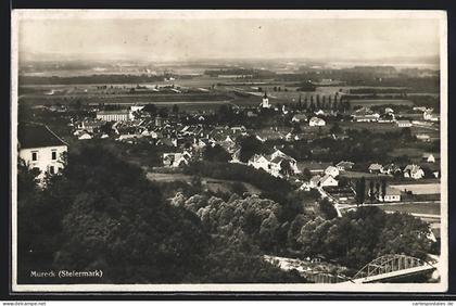 AK Mureck /Steiermark, Gesamtansicht an der Mur