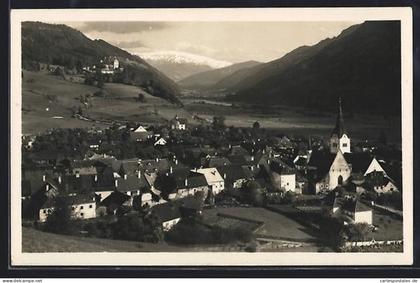 AK Oberwölz, Panorama mit Kirche
