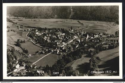 AK Oberwölz, Totalansicht aus der Vogelschau