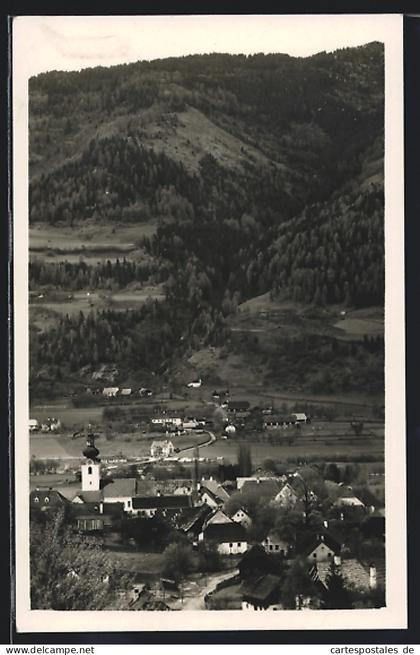 AK Scheifling, Gesamtansicht mit Bergblick von oben