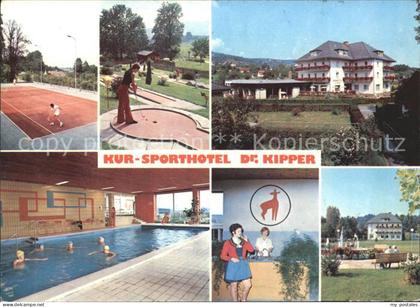 Bad Gams Kur und Sporthotel Dr Kipper Hallenbad Tennis Minigolf
