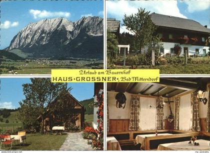 Bad Mitterndorf Haus Grossner Urlaub auf dem Bauernhof Tauplitz Alpenstrasse