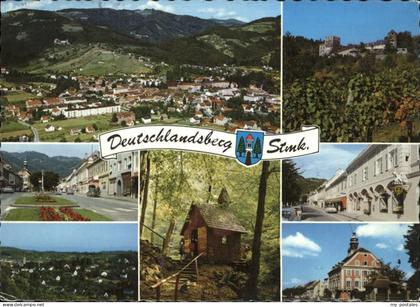 Deutschlandsberg Gesamtansicht Burg Hauptplatz Klause Rathaus