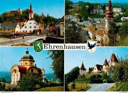 Ehrenhausen Steiermark AT Ortsbild Kirche Weinland Mausoleum Burg Mehrbildkarte
