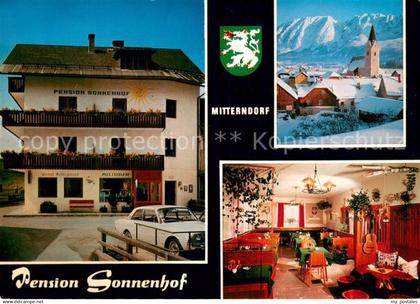 Mitterndorf Bad Pension Sonnenhof Gastraum Kirche