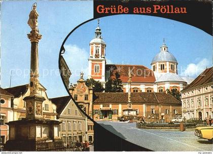 Poellau Prangersaeule Pfarrkirche