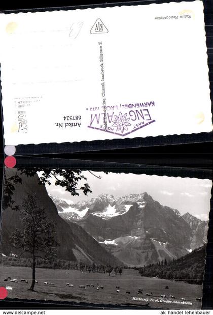 687524 Hinterriß Tirol Ahornboden Schwaz Vomp