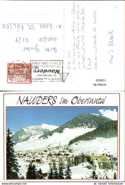710670 Nauders im Oberinntal Winteransicht
