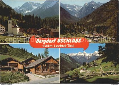 Bschlabs Bergdorf Lechtal Alpenpanorama