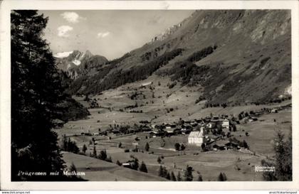 CPA Prägraten am Großvenediger in Tirol, Prägraten mit Malham, Berglandschaft, von Franz Schneebe