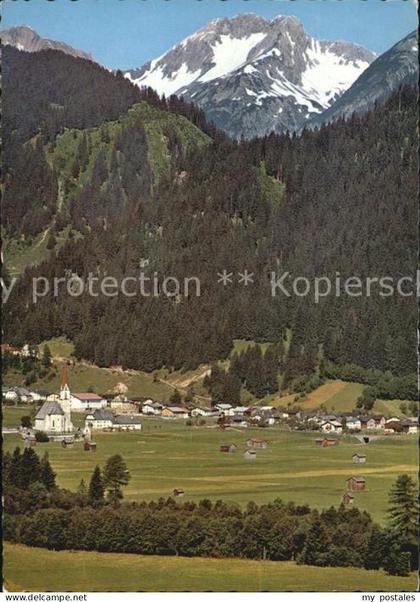 Elbigenalp Lechtal mit Ramstallkopf