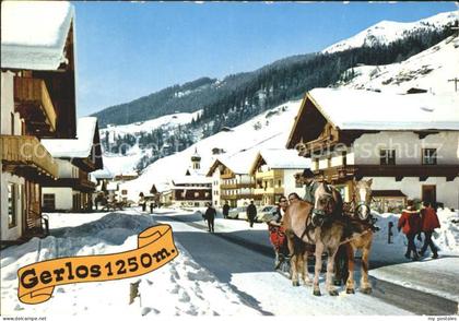 Gerlos Pferdeschlitten Hotel