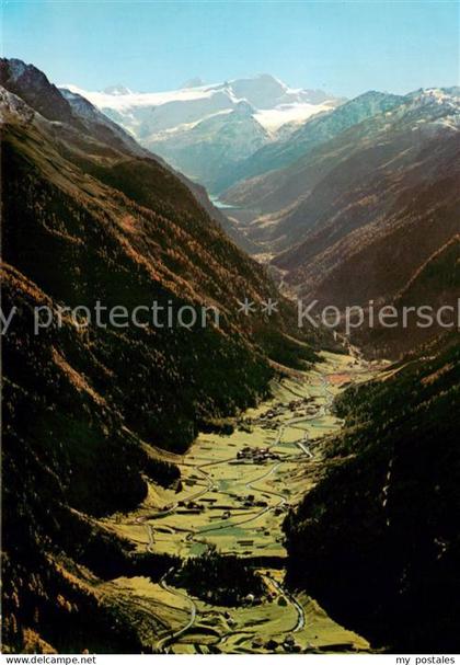 Kaunertal Tirol AT Gesamtansicht m. Weissseespitze