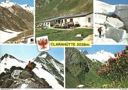 Praegraten Grossvenediger Clarahuette Bergsteiger Alpenblumen Roethspitze Hohe T