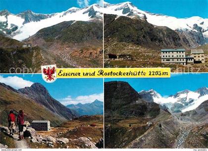 Praegraten Grossvenediger Essenerhuette Rostockerhuette Maurertal Gebirgspanoram