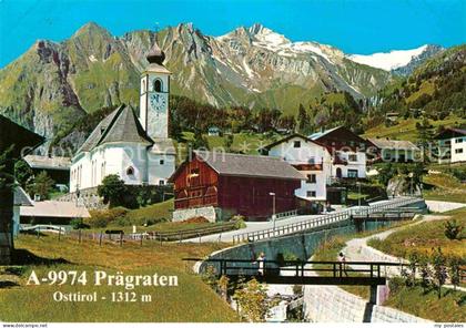 Praegraten Grossvenediger Ortspartie mit Grossvenediger und Malhamgruppe