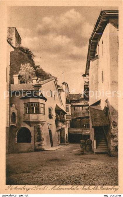Rattenberg Tirol Malerwinkel mit Cafe Alt Rattenberg
