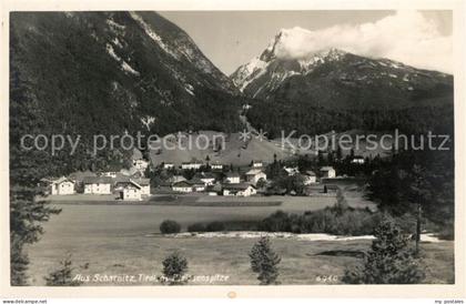 Scharnitz mit Pleissenspitze