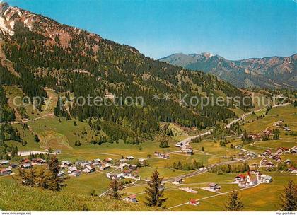 Schattwald im Tannheimertal Fliegeraufnahme