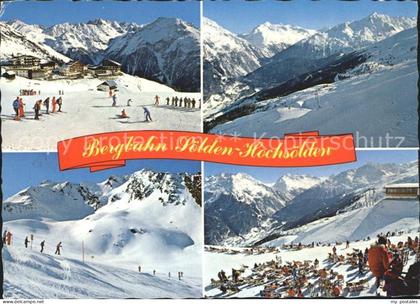 Soelden oetztal Hochsoelden Blick auf Soelden Skigebiet Hainbachkarlift Restaura