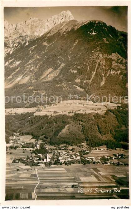 Vomp Tirol Alpen Fliegeraufnahme