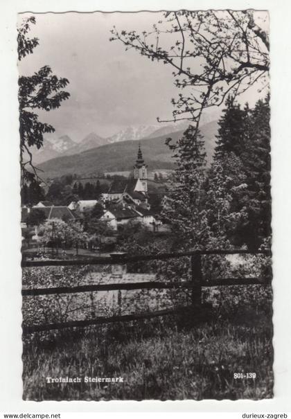 Trofaiach old postcard posted 1956 b250520
