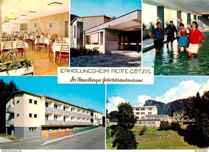 Goetzis Meschach Vorarlberg AT Erholungsheim Ruette Speisesaal Hallenbad Teilans