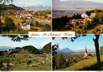 Goetzis Meschach Vorarlberg AT mit Schweizer Bergen Bildungs und Jugendhaus St A