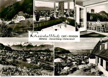 Goetzis Meschach Vorarlberg AT Rheintalblick Cafe und Pension Gastraeume Terrass