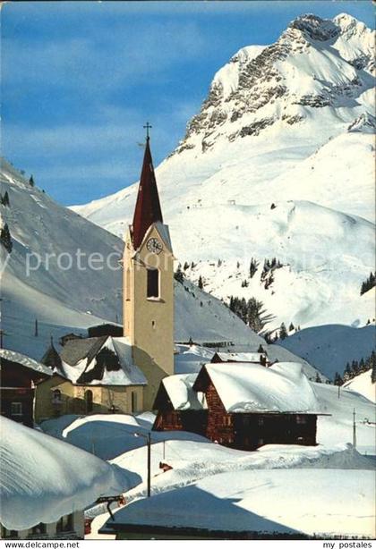 Warth Vorarlberg Widderstein und Kirche