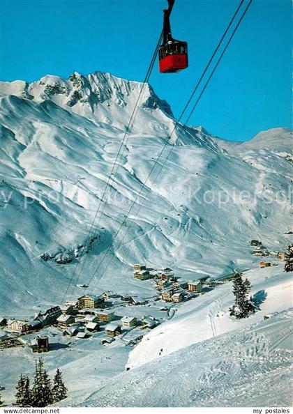 Zuers Arlberg Kabinenbahn Wintersportplatz Alpen